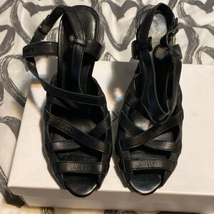Leather heels